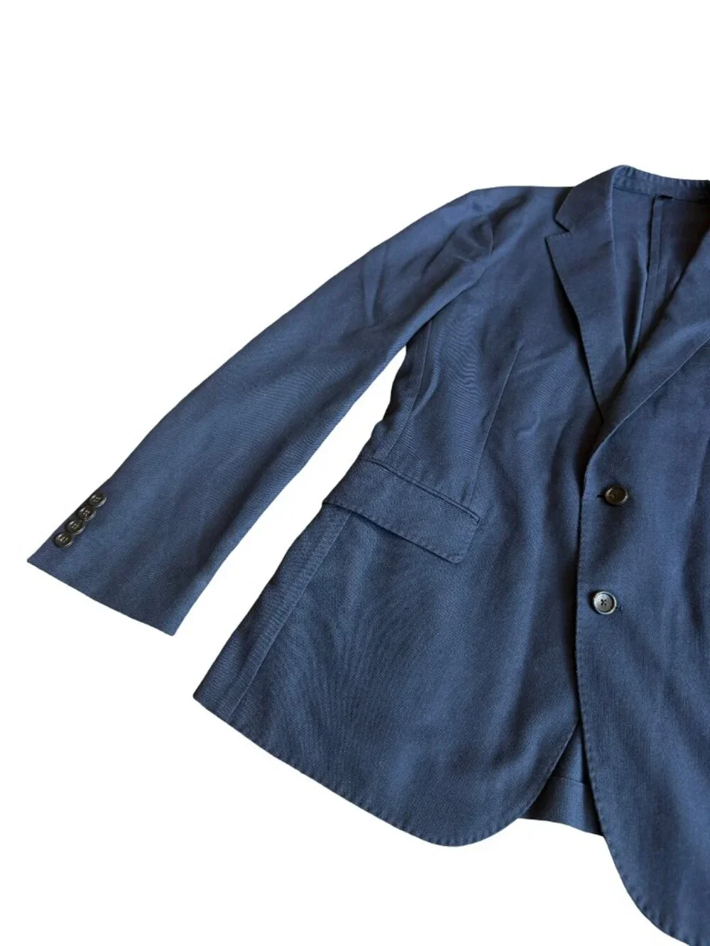 J. Crew Ludlow Two Piece Suit Moon British Cloth Wool Cotton Blazer Size 42R 32